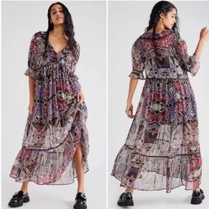 New Free People Carmella Maxi Dress